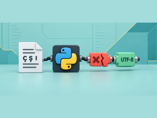 Python UnicodeDecodeError: charmap codec can't decode byte hatası çözümü